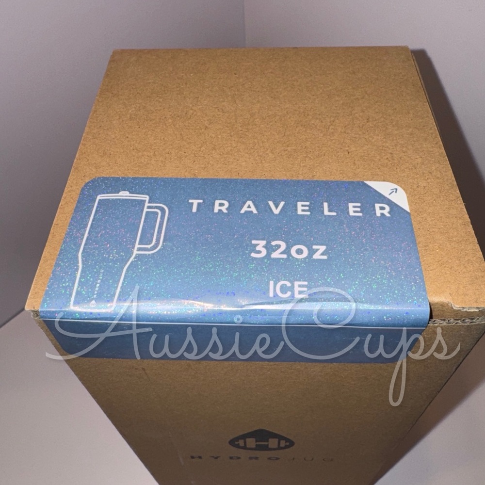 HydroJug Traveler 32oz ICE Blue Limited Ed Birthday Collection, Factory Sealed